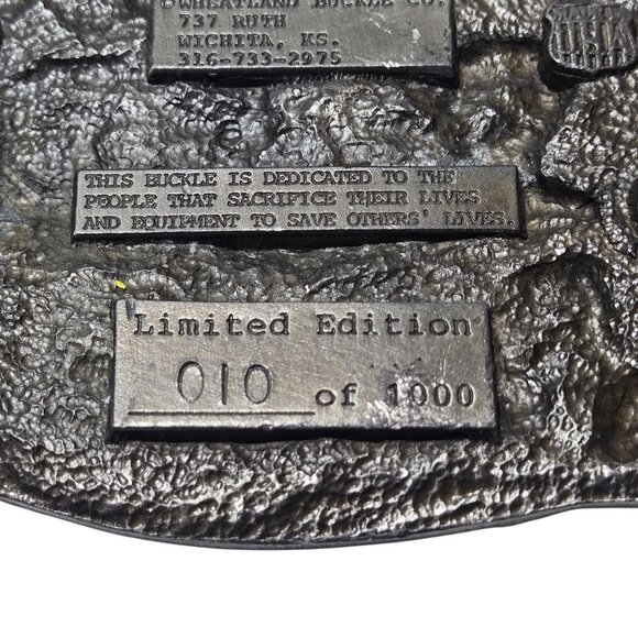 Paramedic Fireman Police Belt Buckle Vintage Emergency 911 Officer Fire Fighter - Picture 7 of 15